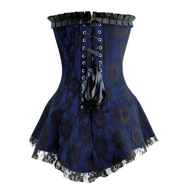 Steel boned corset dress on sale