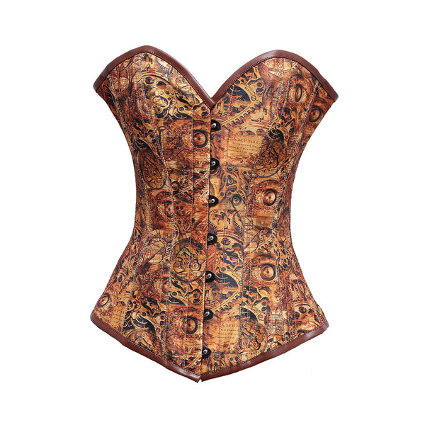 Adele Steampunk Longline Overbust Corset