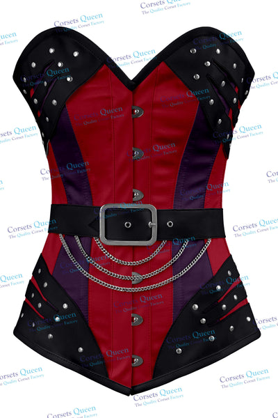 Anais Steampunk Overbust Corset - Corsets Queen US-CA