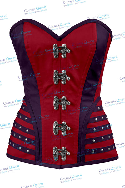 Abi Satin Overbsut Corset - Corsets Queen US-CA