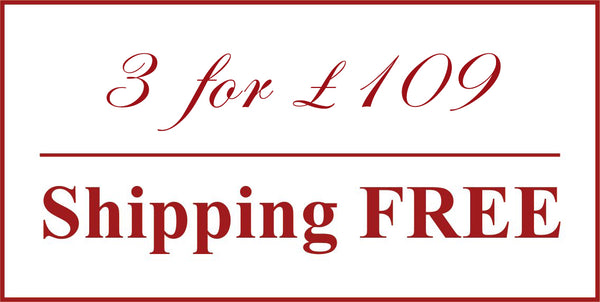 Buy Any 3 for £109 only & Shipping Free