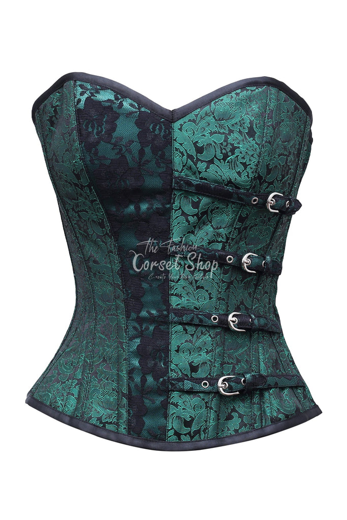 Hajen Brocade Overbust Corset