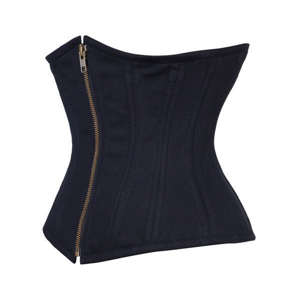 Stokes Black Gothic Cotton Corset with Shrug - Black Cotton Twill & Faux  Leather- Online Corset Dress – Corsets Queen UK