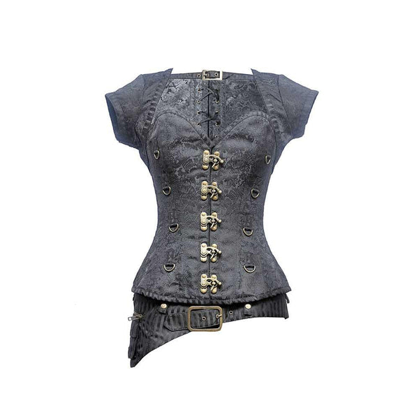 Casey Steampunk Overbust Corset - Corsets Queen US-CA