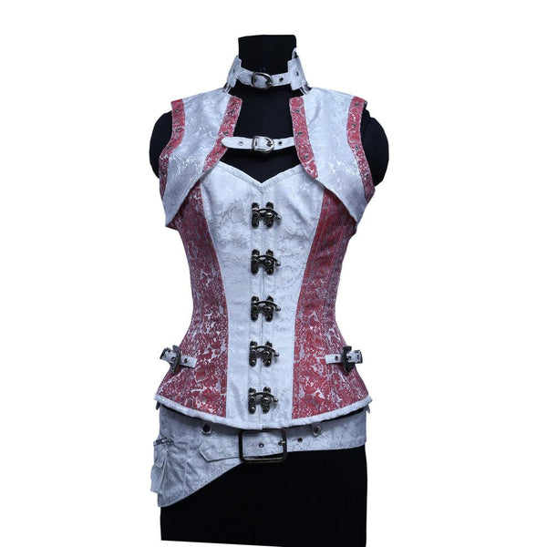 Miah Steampunk Overbust Corset - Corsets Queen US-CA