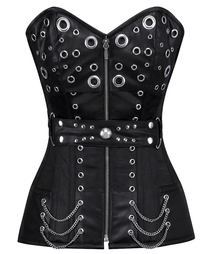 Nicole Overbust Gothic Steel Bone Corset