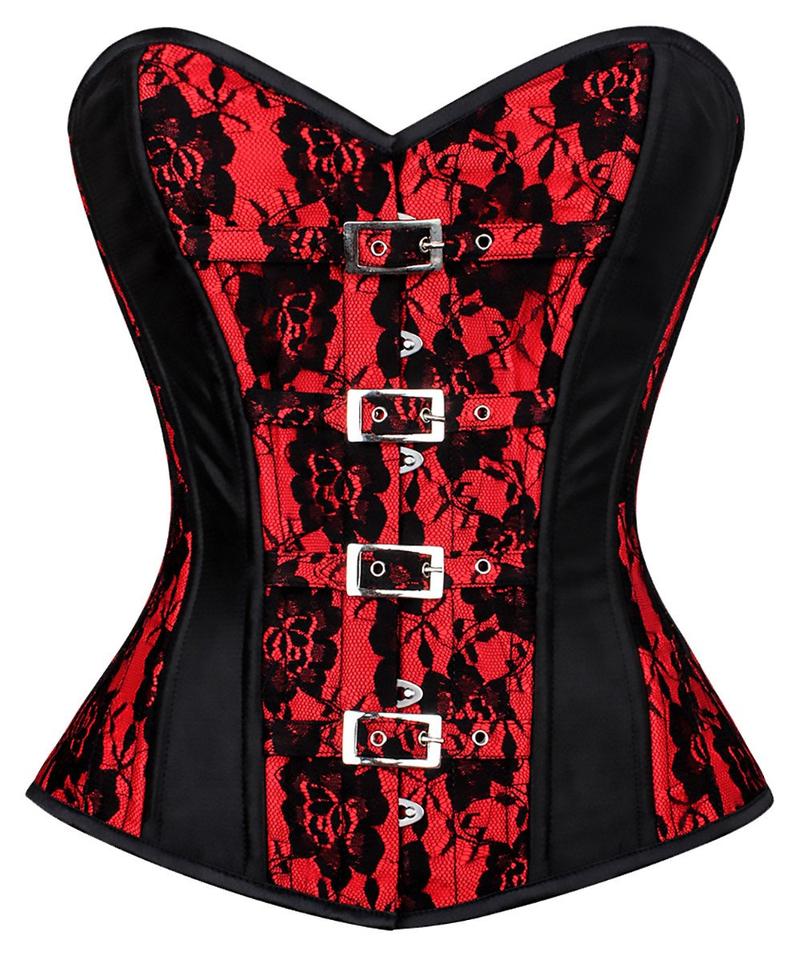 Petra Overbust Corset with Buckled-up