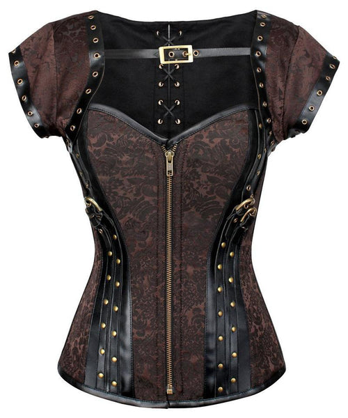 Phoenix Steampunk Overbust Corset with Bolero