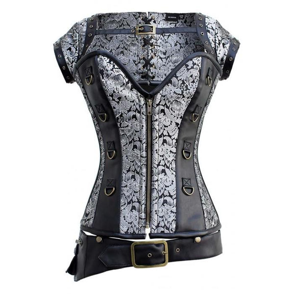 Priya Steampunk Overbust Corset - Corsets Queen US-CA