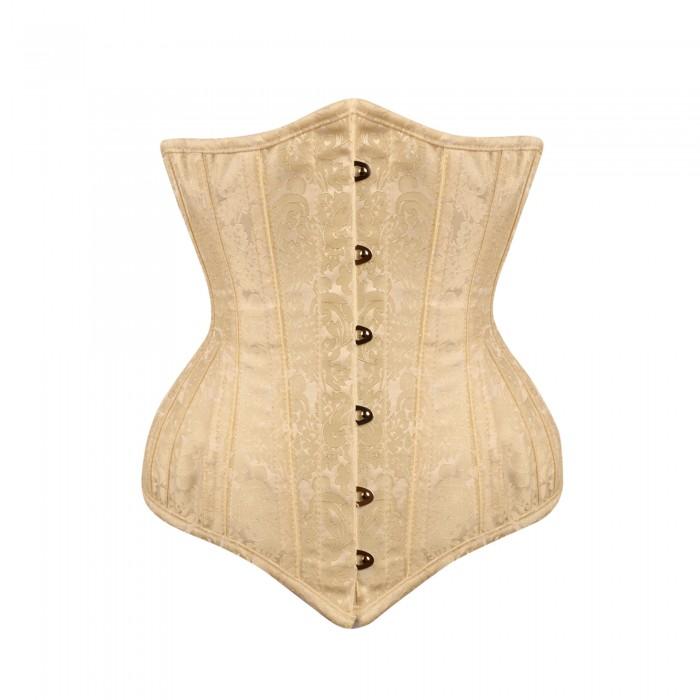 Haiden Waist Taming Longline Cream Bridal Underbust