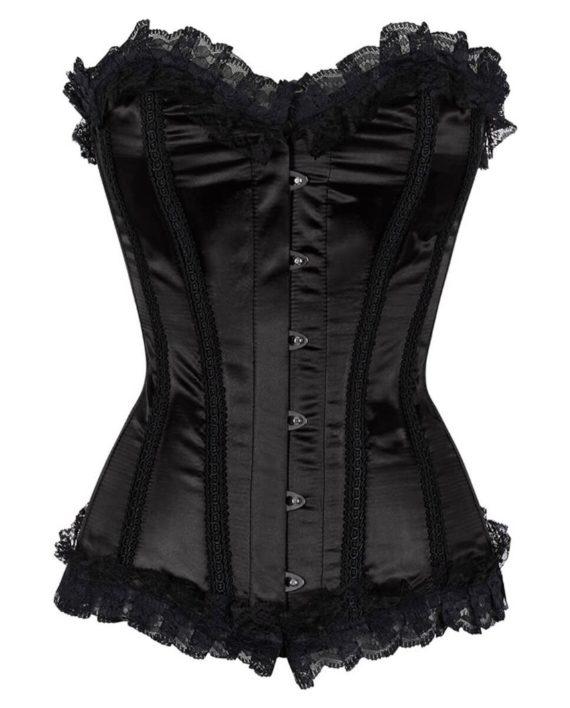 Stevens Burlesque Overbust Corset with Front Busk Opening