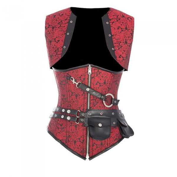 Watts Gothic Underbust Reversible Corset - Corsets Queen US-CA