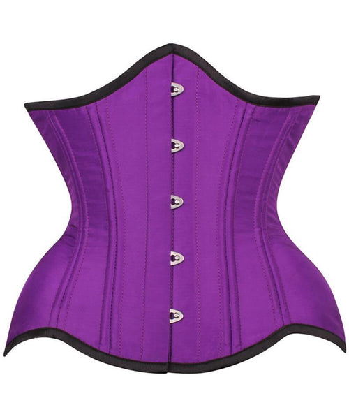 Kerin Waist Training Purple Curvy Corset