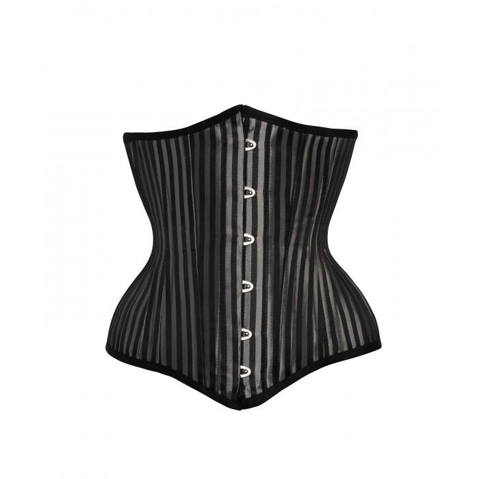 Lartey Steel Boned Waist Taiming Corset With Hip Gores