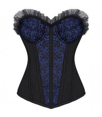 Oanie Gothic Overbust Fashion Corset With Cups