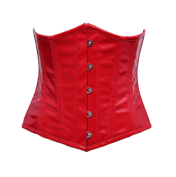 Saul PVC Steel Boned Underbust Corset