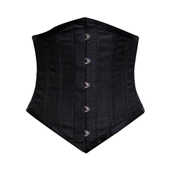 Dosche Sexy Underbust Black Dupion Corset