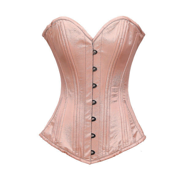 Snow Taffeta Waist Training Longline Corset