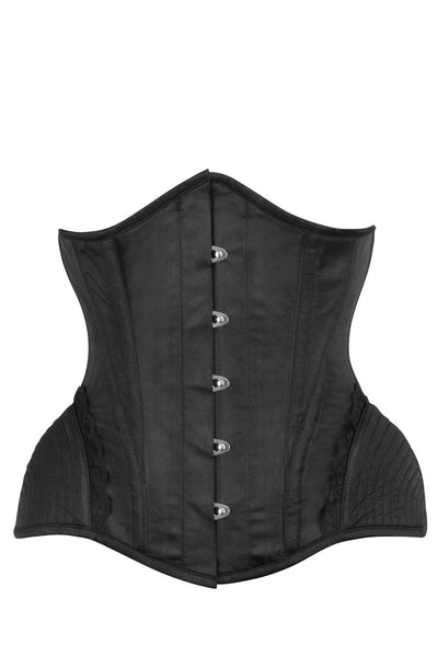 Camroon Black Underbust Corset With Bullet Hip Gore