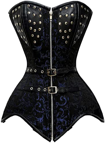 Visser Brocade Steel Boned Overbust Corset