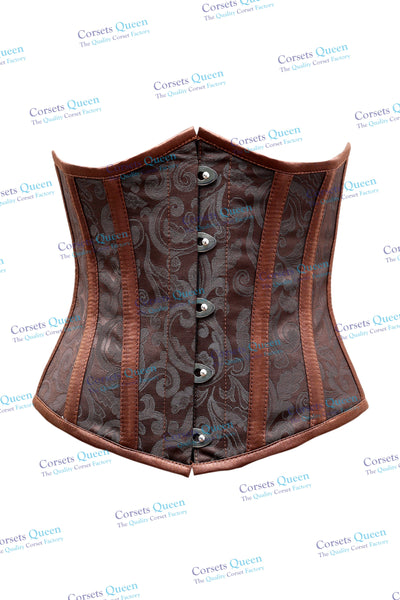 Zondo Brown Steampunk Underbust Corset