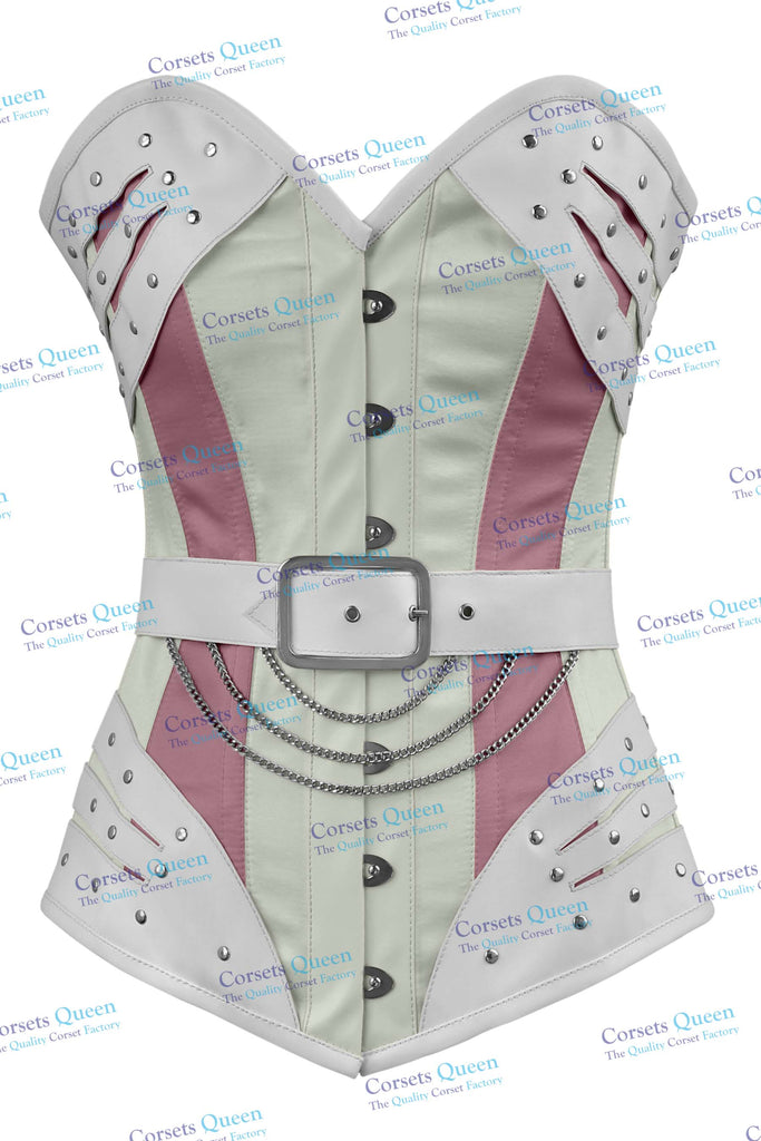 Perle Steampunk Overbust Corset - Corsets Queen US-CA