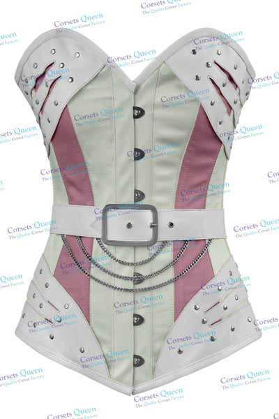 Perle Steampunk Overbust Corset - Corsets Queen US-CA