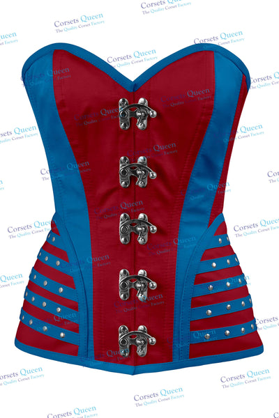 Donk Satin Overbsut Corset - Corsets Queen US-CA